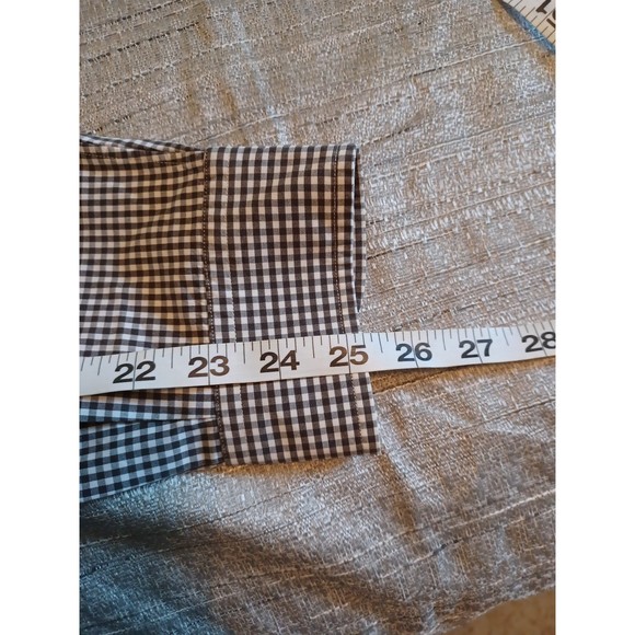 Ralph Lauren Classic Fit Men's L/S Black/White Shirt. Size 15 1/2. See pics - Picture 9 of 9